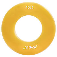 Кистевой эспандер кольцо для пальцев рук тренажер кистевой резиновый JELLO Желтый (473-40LB)