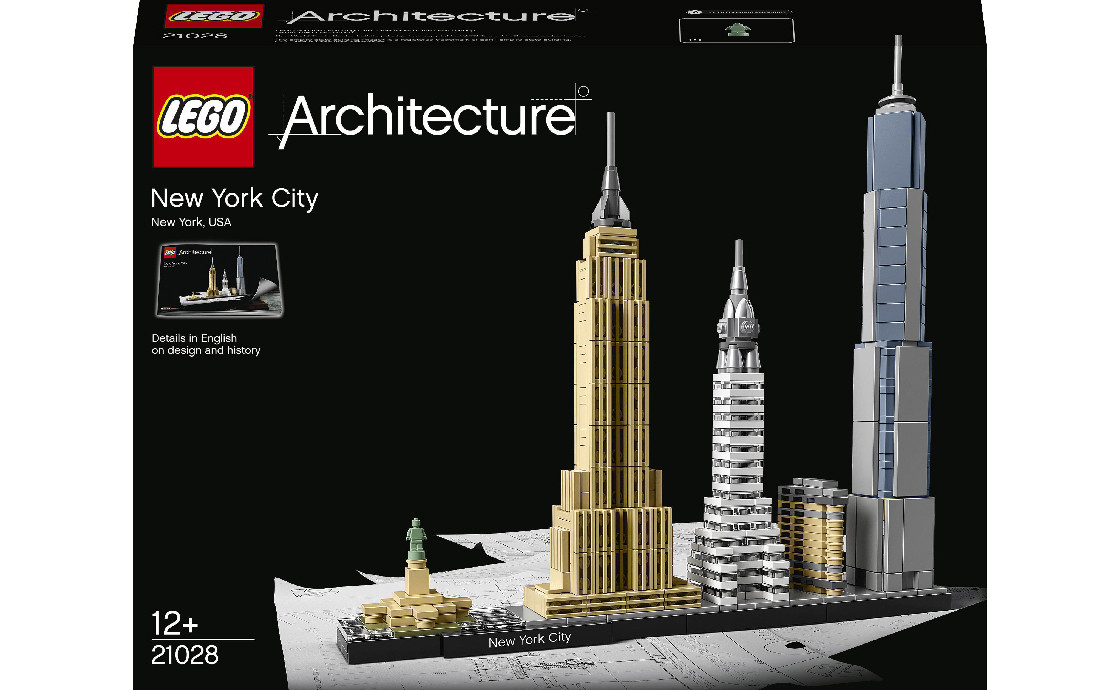 LEGO Architecture Архитектура Нью-Йорка 598 деталей (21028)