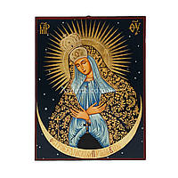 Писана ікона Остробрамської Божої Матері 18 Х 24 см