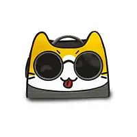 Рюкзак Croci Catmania Tomodachi для котов до 10 кг, оранжевый, 40×20×36 см