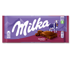 Шоколад Milka Zartherb 100г, 1шт