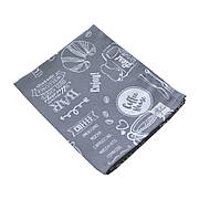Серветка-підкладка для кухні Прованс GREY Breakfast 35x45 см бавовняна арт.011089 35х45