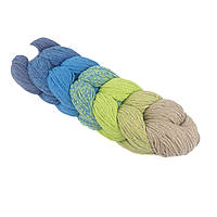 Retwisst Braid Rainbow (Ретвісст) № 7604 (Пряжа-нитки для сумок з бавовной секційного фарбування)