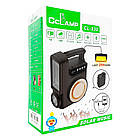 Ліхтар-прожектор 5в1 із сонячною панеллю і PowerBank (4000мАг) CL-830, Чорний / Ліхтар світлодіодний, фото 10