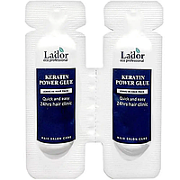 LADOR Keratin Power Glue Сироватка-бальзам для посічених кінчиків волосся, 1+1 г