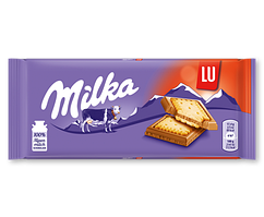 Шоколад Milka & LU Kekse 87г, 1шт