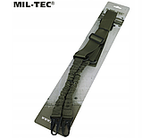 Двоточковий збройовий ремінь, тактичний, армійський  Mil-Tec (олива), фото 4