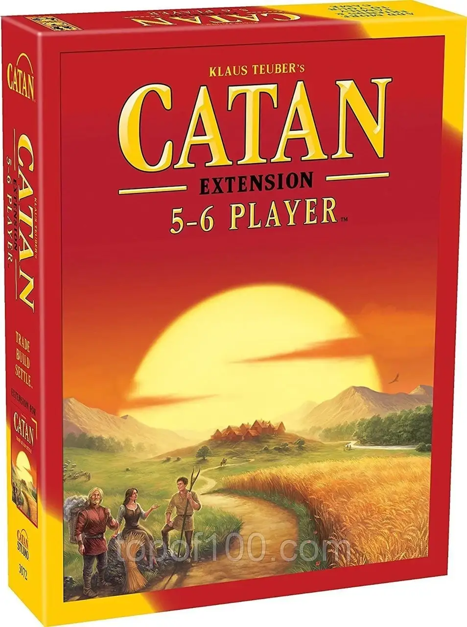Розширення 5-6 до базової гри Catan Колонізатори англійською + правила УКРАЇНСЬКОЮ