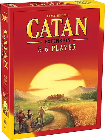 Настільна гра Розширення 5-6 до базової гри Catan Колонізатори англійською + правила УКРАЇНСЬКОЮ, фото 1