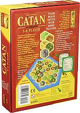 Настільна гра Розширення 5-6 до базової гри Catan Колонізатори англійською + правила УКРАЇНСЬКОЮ, фото 4