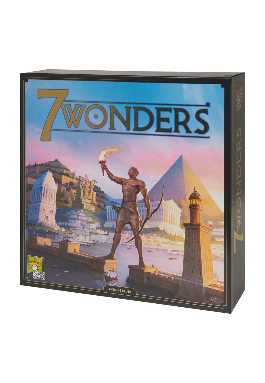 Настільна гра 7 Чудес Друге видання (7 Wonders 2-е видання) + правила УКРАЇНСЬКОЮ