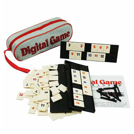 Rummikub. Digital Game / Руммі / Rummy / Руммікуб: Дорожня версія + правила УКРАЇНСЬКОЮ, фото 1