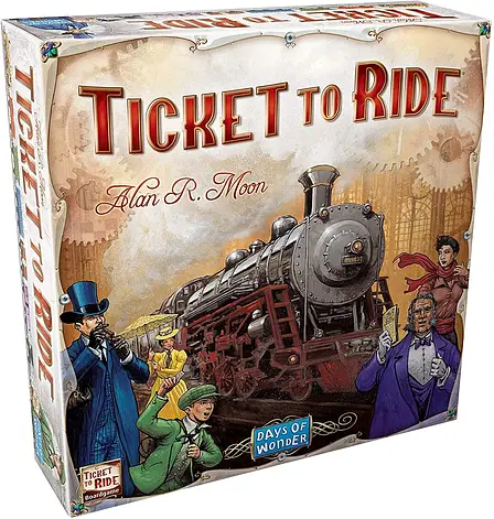 Настільна гра Квиток на потяг Америка / Ticket to Ride America / USA + правила УКРАЇНСЬКОЮ, фото 1