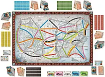 Квиток на потяг Америка Настільна гра Ticket to Ride America / USA + правила УКРАЇНСЬКОЮ, фото 6