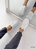 Кросівки жіночі Pris білі 6755 розмір 38, фото 4