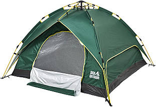 Намет автоматичний 3-місний Skif Outdoor Adventure Auto II 200x200 см зелений