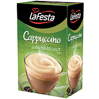 Розчинна кава LaFesta Cappuccino Hazelnut 1 блок (8 коробок по10 пак.)
