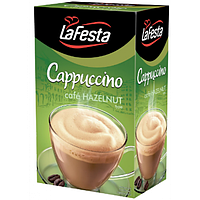 Розчинна кава LaFesta Cappuccino Hazelnut 1 блок (8 коробок по 10 пак.)