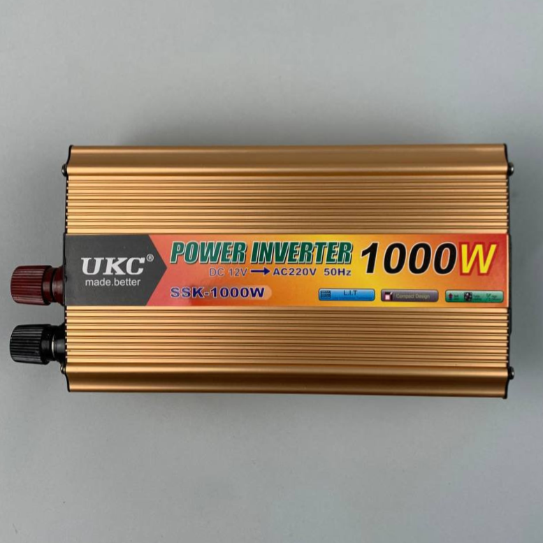 Інвертор перетворювач напруги UKC 12-220V, 1000W