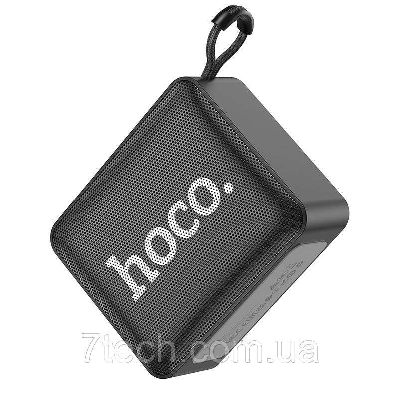 Портативная колонка (Акустическая система) беспроводная с Bluetooth и радио Hoco 5W TF, AUX, BT Black (BS51) - фото 3 - id-p1765377601