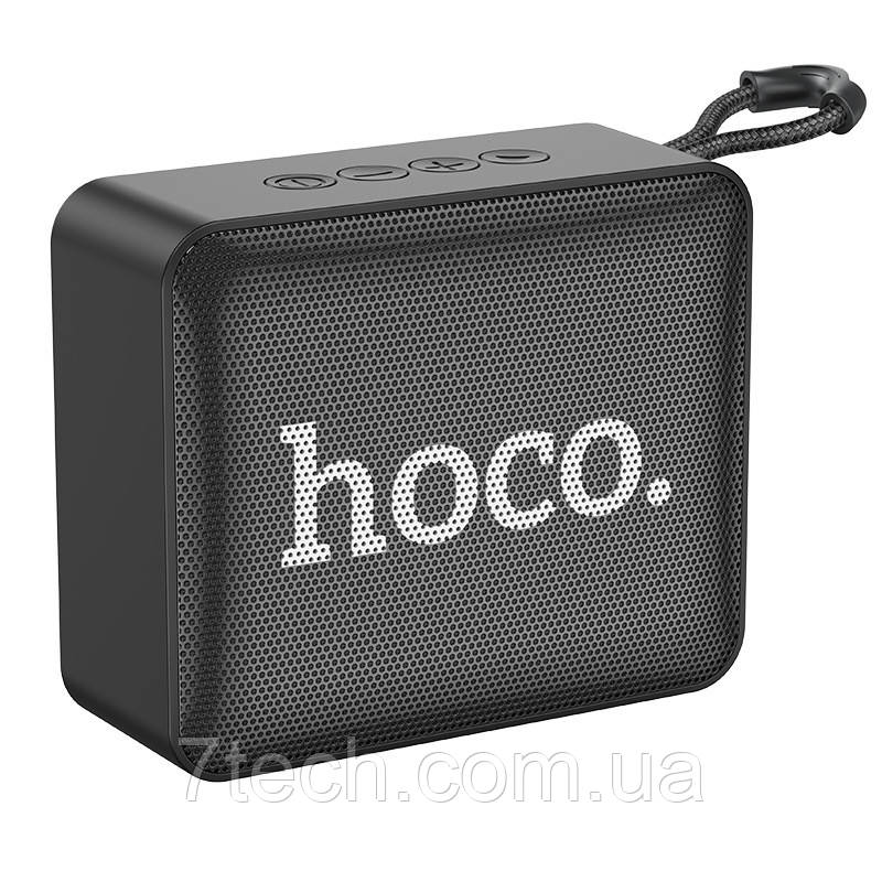 Портативная колонка (Акустическая система) беспроводная с Bluetooth и радио Hoco 5W TF, AUX, BT Black (BS51) - фото 2 - id-p1765377601