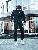 Мужской спортивный костюм Under Armour черный весенний осенний | Комплект Андер Армор демисезонный (Bon)