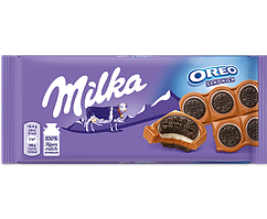 Шоколад Milka Oreo Sandwich 92г, 1шт