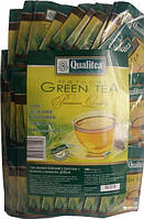 Чай зеленый пакетированный Qualitea Green Tea 100 пакетиков