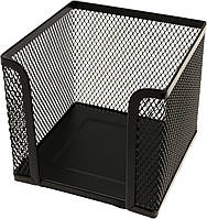 Куб для паперу "Axent" №2112-01 10х10х10см метал. чорний(12)