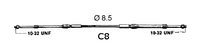 Трос управления C8 16' (4,88 м)