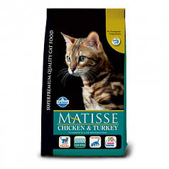 Сухий корм Farmina Matisse Adult Chicken & Turkey для дорослих котів, курка та індичка, 10 кг