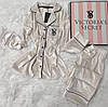 Жіноча піжама Victoria's Secret оксамит біла/молочна, фото 2