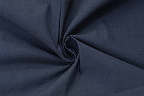 Сорочкова тканина Темно синя