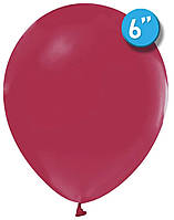 Латексный воздушный шар без рисунка Balonevi сливовый, 6"15 см