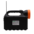 Ліхтар-прожектор із сонячною панеллю GD-102, з PowerBank 5000мАч + Bluetooth + FM-радіо + MP3-плеєр + 3 лампи, фото 7