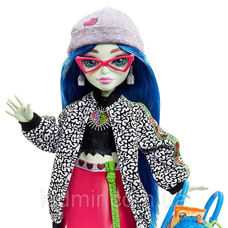 Монстр Хай Гулія Йелпс Лялька Monster High Ghoulia Yelps with Accessories and Pet HHK58
