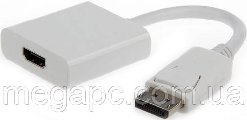 Перехідник Cablexpert DP / HDMI White (A-DPM-HDMIF-002-W)