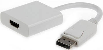 Перехідник Cablexpert DP / HDMI White (A-DPM-HDMIF-002-W)