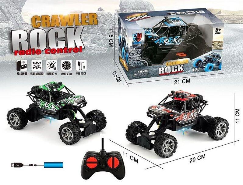 Джип на радіокеруванні "Crawler Rock" (3 кольори, підсвічування, акумулятор 3,7V) 998-1