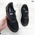 Чоловічі кросівки Прогрес чорні літні сітка 3531, фото 8