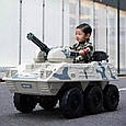 Дитячий електромобіль Танк Patriot (білий колір), фото 3