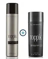 Загуститель для волос Toppik Gigant (топпик) 55 гр. + Спрей Toppik
