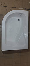 Душовий піддон 120*80*45 см акриловий асиметричний з панеллю та сифоном Ferisiya Shower (Туреччина) лівий, фото 3