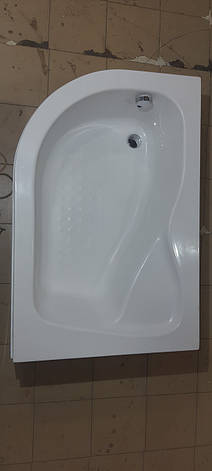 Душовий піддон 120*80*45 см акриловий асиметричний з панеллю та сифоном Ferisiya Shower (Туреччина) правий, фото 2
