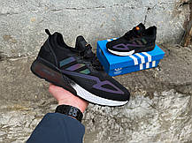 Чоловічі кросівки Adidas ZX 2K Boost хамелеон рефлектив, фото 5