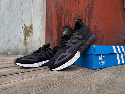 Мужские кроссовки Adidas ZX 2K Boost хамелеон рефлектив, цена