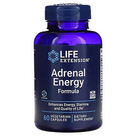 Адреналінова енергетична формула (Adrenal Energy Formula) Life Extension 60 капсул