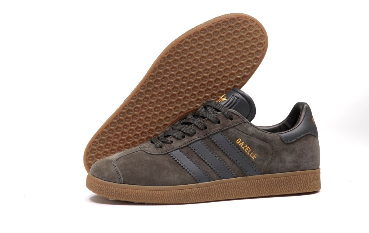 Мужские Кеды Adidas Gazelle Shoes Кроссовки Адидас Газели коричневые ...