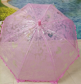 Дитяча парасолька рожева