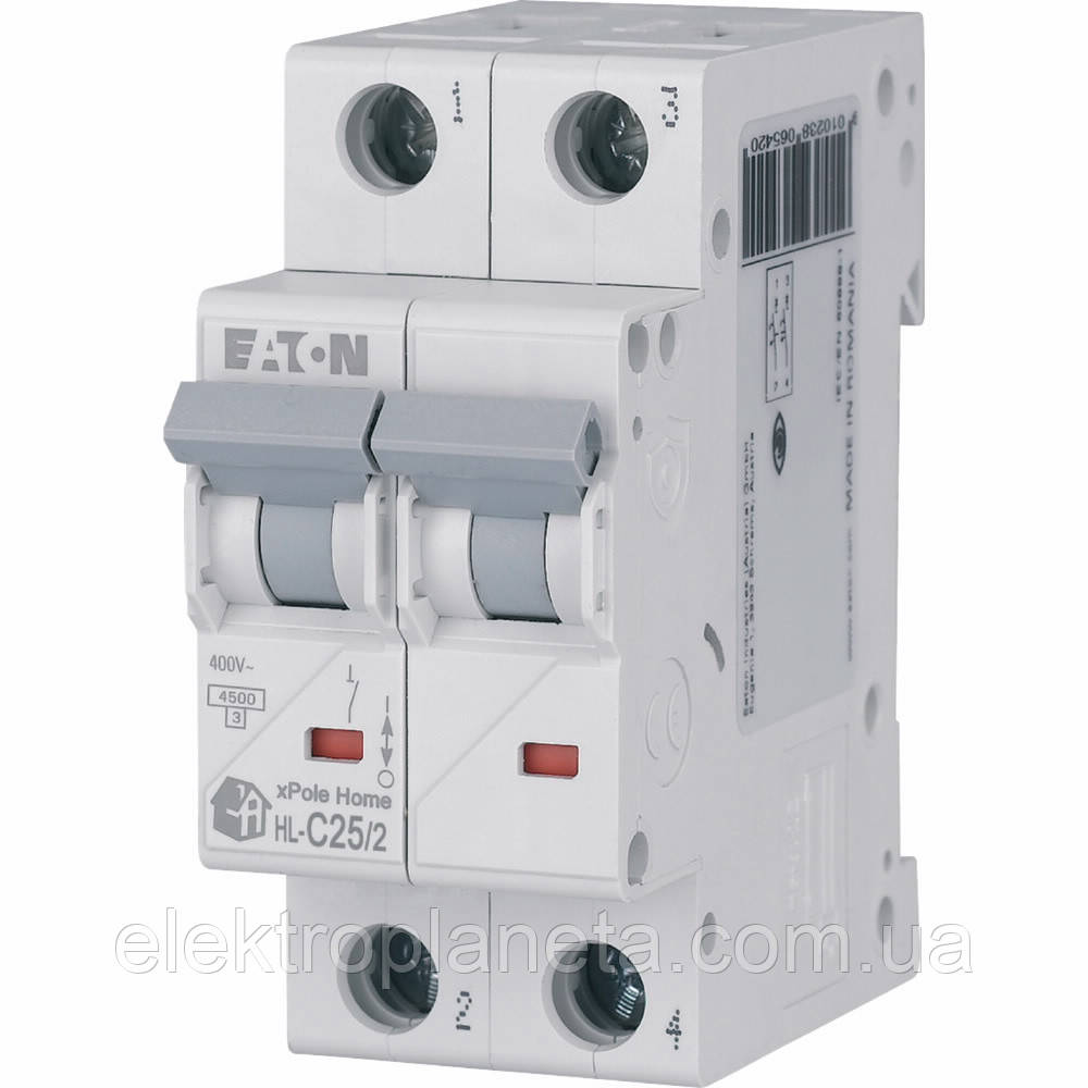 Автоматичний вимикач Eaton 2pol HL З 32A 194774